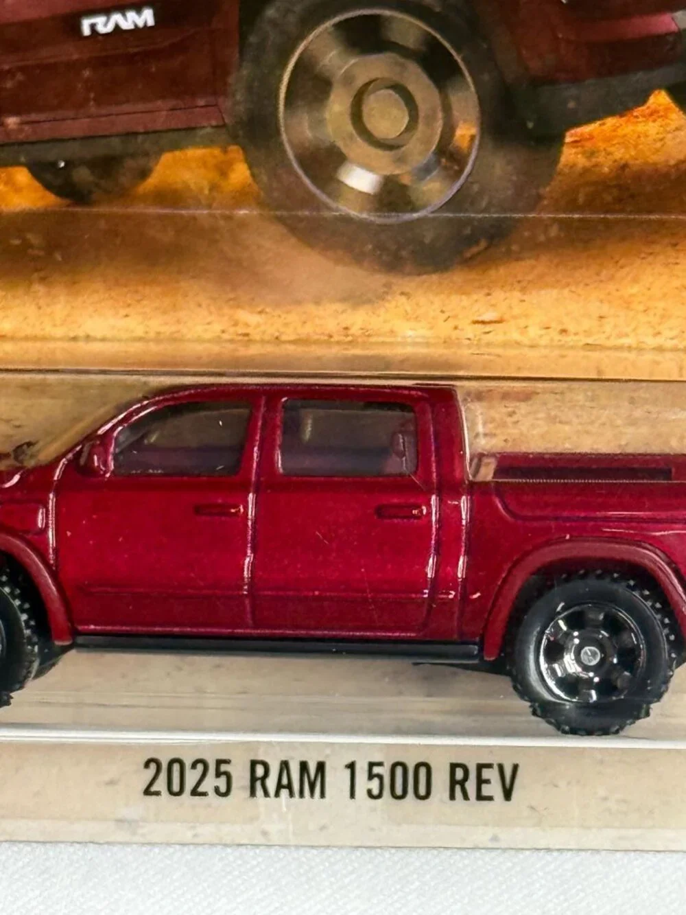 Matchbox 2025 Ram 1500 REV Pickup Red Truck 27/125 New on Card